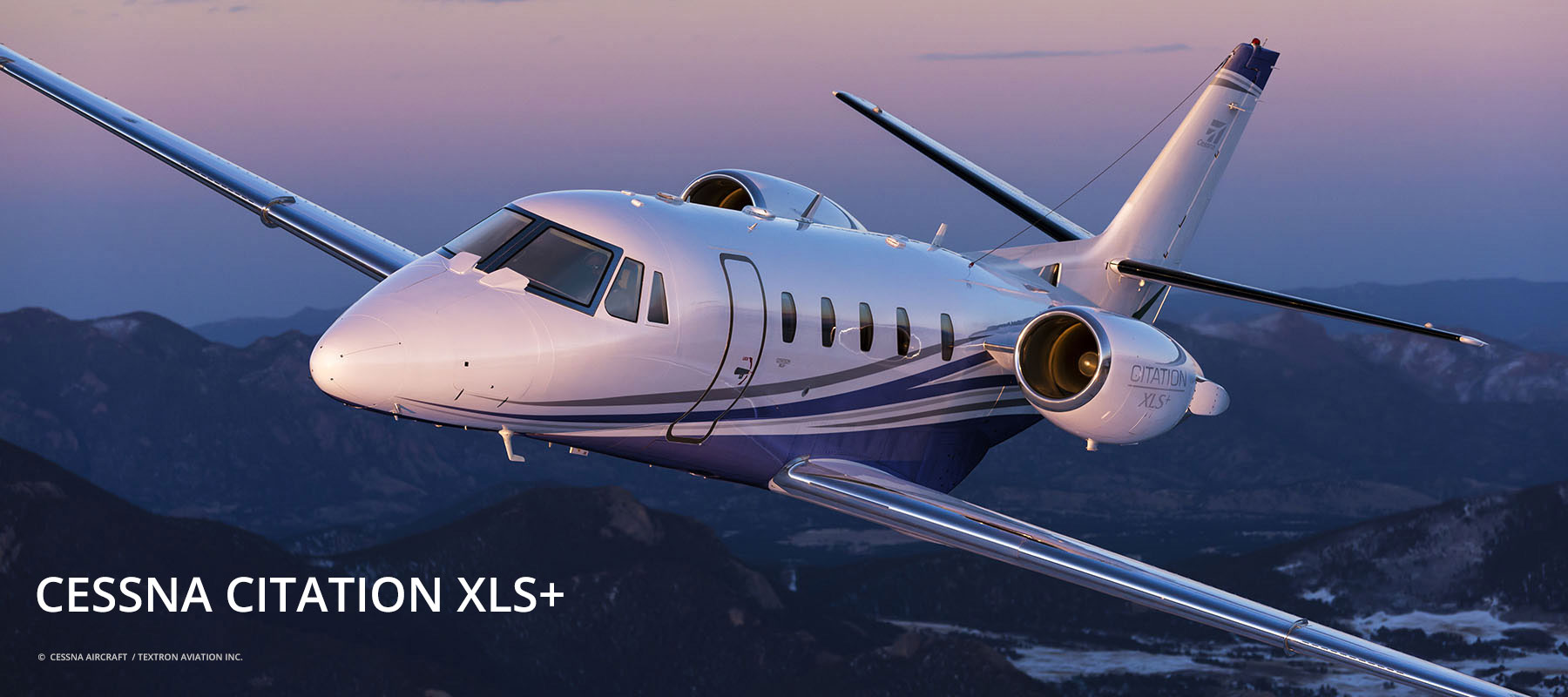 Cessna Citation Jet XLS+ in der Luft