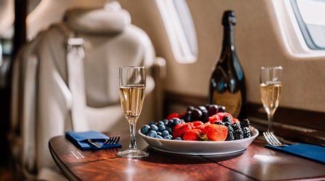 Catering im Jet