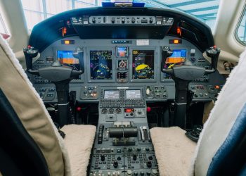 in cockpit